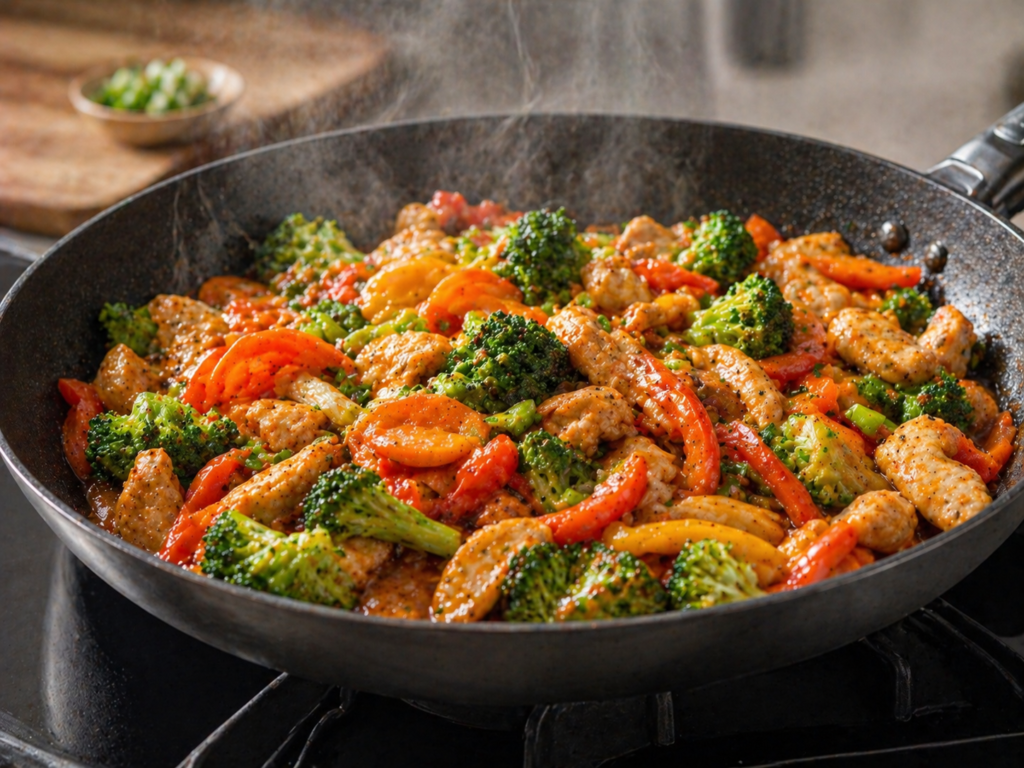 quick dinner recipes, quick chicken stir fry dinner recipe