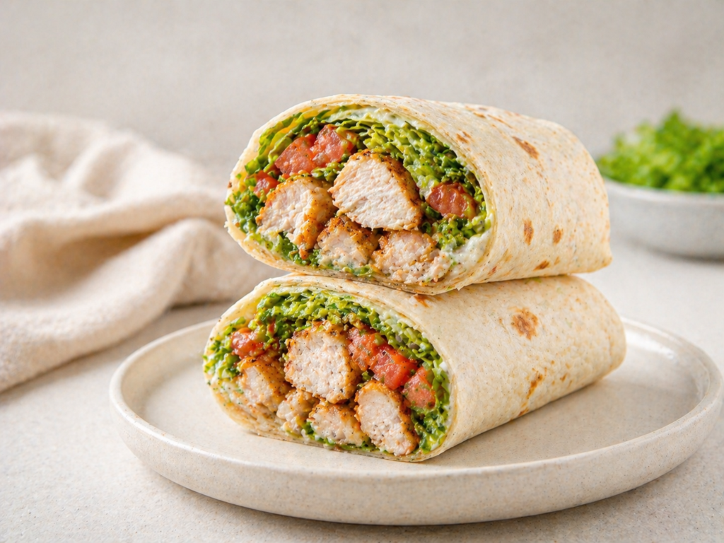 quick dinner recipes, quick chicken wraps easy dinner